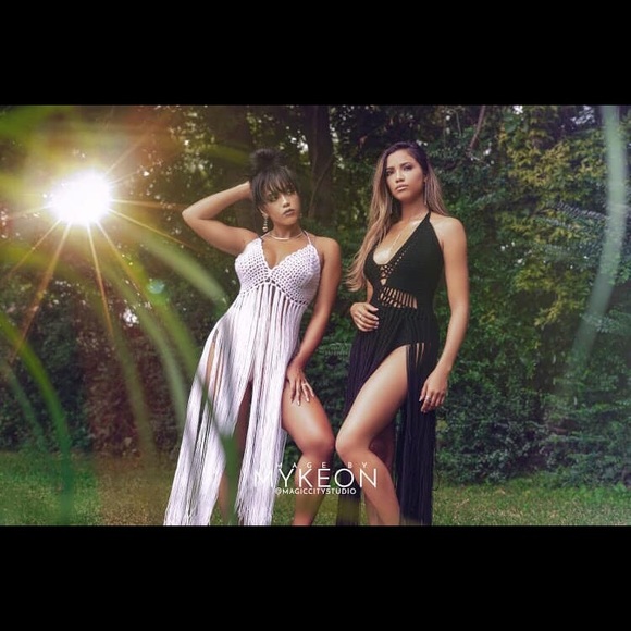 White long fringed top - Picture 1 of 5